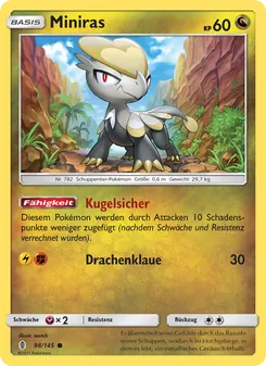 Karte Miniras aus Stunde der Wächter, Nummer 98/145