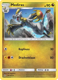 Karte Mediras aus Stunde der Wächter, Nummer 99/145