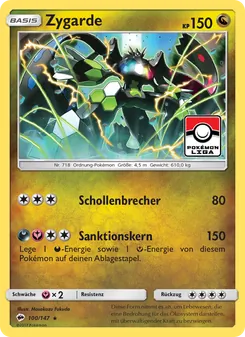 Karte Zygarde aus Nacht in Flammen, Nummer 100/147