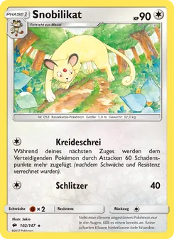 Karte Snobilikat aus Nacht in Flammen, Nummer 102/147