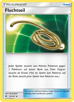 Karte Fluchtseil aus Nacht in Flammen, Nummer 114/147