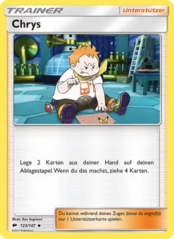 Karte Chrys aus Nacht in Flammen, Nummer 123/147