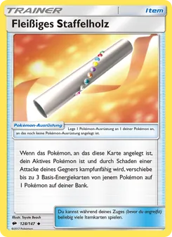Karte Fleißiges Staffelholz aus Nacht in Flammen, Nummer 128/147