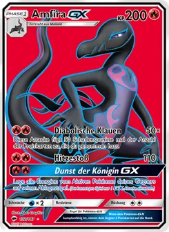 Karte Amfira GX aus Nacht in Flammen, Nummer 132/147