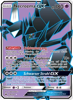 Karte Necrozma GX aus Nacht in Flammen, Nummer 134/147