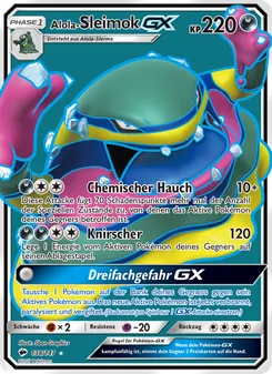 Karte Alola-Sleimok GX aus Nacht in Flammen, Nummer 138/147