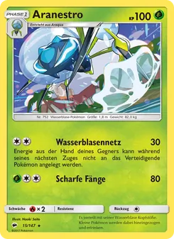 Karte Aranestro aus Nacht in Flammen, Nummer 15/147