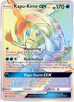Karte Kapu-Kime GX aus Nacht in Flammen, Nummer 152/147