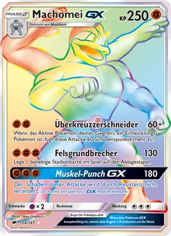 Karte Machomei GX aus Nacht in Flammen, Nummer 154/147