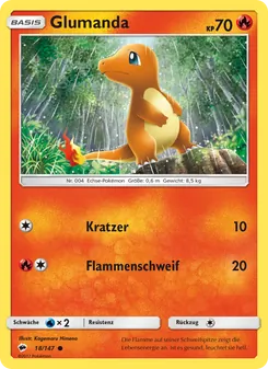 Karte Glumanda aus Nacht in Flammen, Nummer 18/147
