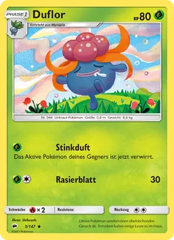 Karte Duflor aus Nacht in Flammen, Nummer 5/147