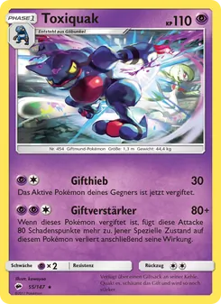 Karte Toxiquak aus Nacht in Flammen, Nummer 55/147