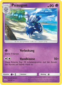 Karte Psiaugon aus Nacht in Flammen, Nummer 60/147