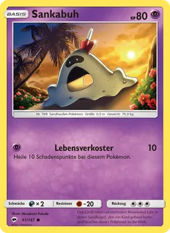 Karte Sankabuh aus Nacht in Flammen, Nummer 61/147