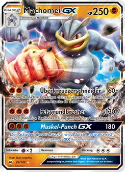 Karte Machomei GX aus Nacht in Flammen, Nummer 64/147