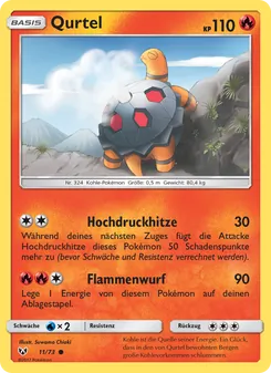 Karte Qurtel aus Schimmernde Legenden, Nummer 11/73