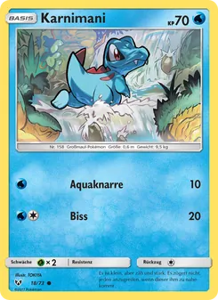 Karte Karnimani aus Schimmernde Legenden, Nummer 18/73