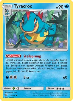 Karte Tyracroc aus Schimmernde Legenden, Nummer 19/73