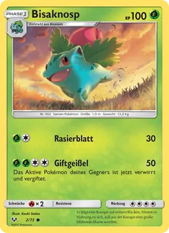Karte Bisaknosp aus Schimmernde Legenden, Nummer 2/73
