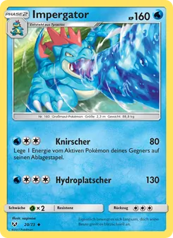 Karte Impergator aus Schimmernde Legenden, Nummer 20/73