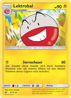 Karte Lektrobal aus Schimmernde Legenden, Nummer 31/73