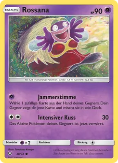 Karte Rossana aus Schimmernde Legenden, Nummer 38/73