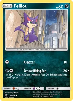 Karte Felilou aus Schimmernde Legenden, Nummer 48/73