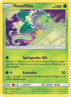 Karte Venuflibis aus Schimmernde Legenden, Nummer 6/73