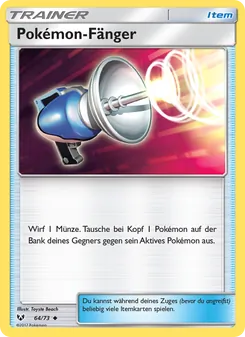 Karte Pokémon-Fänger aus Schimmernde Legenden, Nummer 64/73