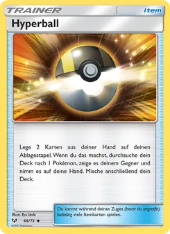Karte Hyperball aus Schimmernde Legenden, Nummer 68/73