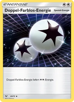 Karte Doppel-Farblos-Energie aus Schimmernde Legenden, Nummer 69/73