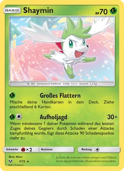 Karte Shaymin aus Schimmernde Legenden, Nummer 7/73