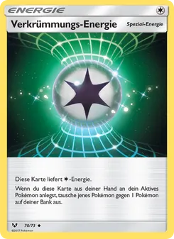 Karte Verkrümmungs-Energie aus Schimmernde Legenden, Nummer 70/73