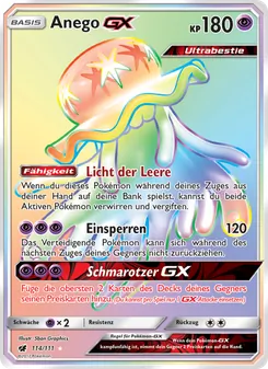 Karte Anego GX aus Aufziehen der Sturmröte, Nummer 114/111