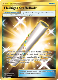 Karte Fleißiges Staffelholz aus Aufziehen der Sturmröte, Nummer 121/111