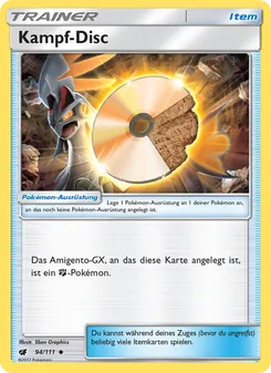 Karte Kampf-Disc aus Aufziehen der Sturmröte, Nummer 94/111
