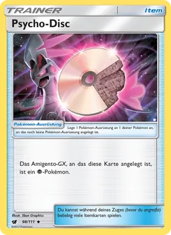 Karte Psycho-Disc aus Aufziehen der Sturmröte, Nummer 98/111