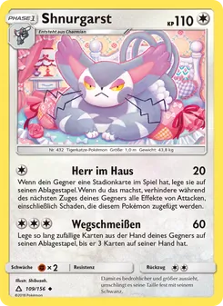 Karte Shnurgarst aus Ultra-Prisma, Nummer 109/156