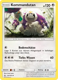 Karte Kommandutan aus Ultra-Prisma, Nummer 114/156