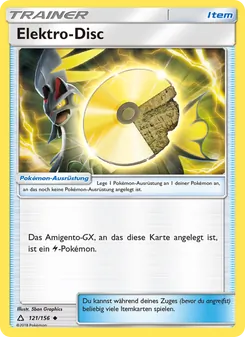 Karte Elektro-Disc aus Ultra-Prisma, Nummer 121/156