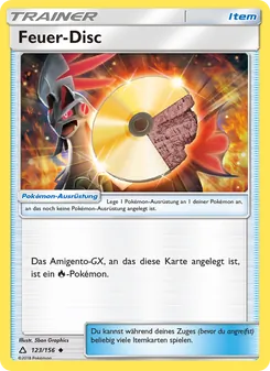 Karte Feuer-Disc aus Ultra-Prisma, Nummer 123/156