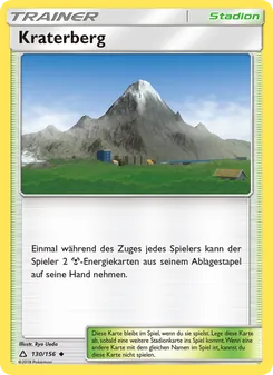 Karte Kraterberg aus Ultra-Prisma, Nummer 130/156