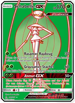 Karte Schabelle GX aus Ultra-Prisma, Nummer 140/156