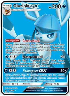 Karte Glaziola GX aus Ultra-Prisma, Nummer 141/156