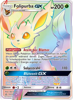 Karte Folipurba GX aus Ultra-Prisma, Nummer 157/156