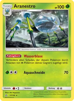 Karte Aranestro aus Ultra-Prisma, Nummer 17/156