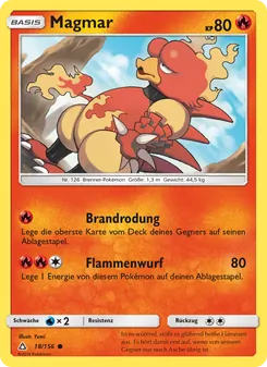 Karte Magmar aus Ultra-Prisma, Nummer 18/156