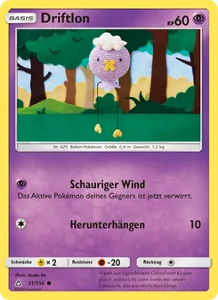 Karte Driftlon aus Ultra-Prisma, Nummer 51/156