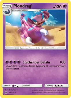 Karte Piondragi aus Ultra-Prisma, Nummer 55/156