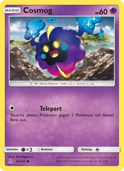 Karte Cosmog aus Ultra-Prisma, Nummer 60/156